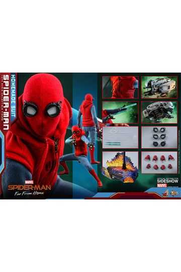VORBESTELLUNG ! Spider-Man Far From Home Movie Masterpiece Actionfigur 1/6 Spider-Man Homemade Suit