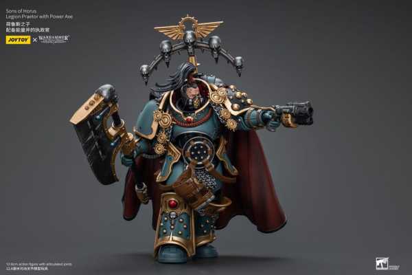 VORBESTELLUNG ! Warhammer The Horus Heresy Sons of Horus Legion Praetor with Power Axe Actionfigur