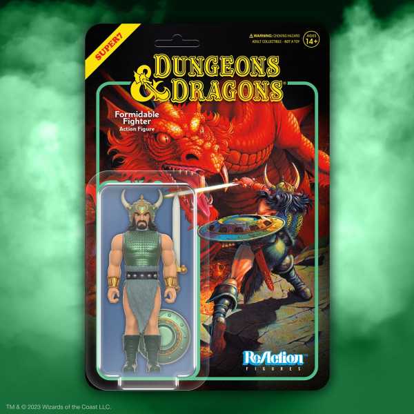 VORBESTELLUNG ! Dungeons & Dragons Formidable Fighter 3 3/4-Inch ReAction Actionfigur