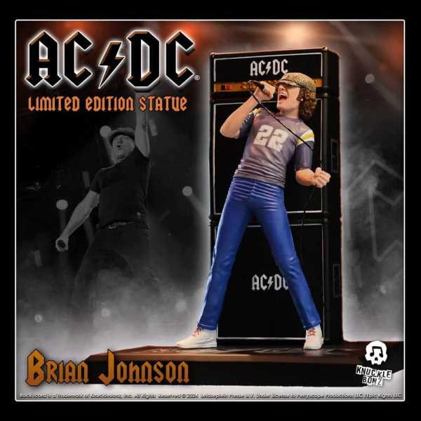 VORBESTELLUNG ! Rock Iconz AC/DC Brian Johnson 23 cm Statue