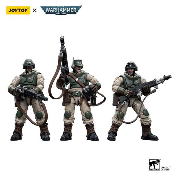 VORBESTELLUNG ! Joy Toy Warhammer 40k AM Ordnance Team Bombast Field Gun Artillery Actionfiguren Set