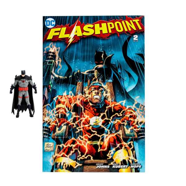 McFarlane Flashpoint Batman Page Punchers 3 Inch Actionfigur & Flashpoint #2 Comic