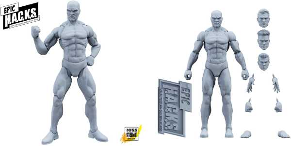 VORBESTELLUNG ! Epic H.A.C.K.S Blanks Shady Gray Male 1:12 Actionfigur