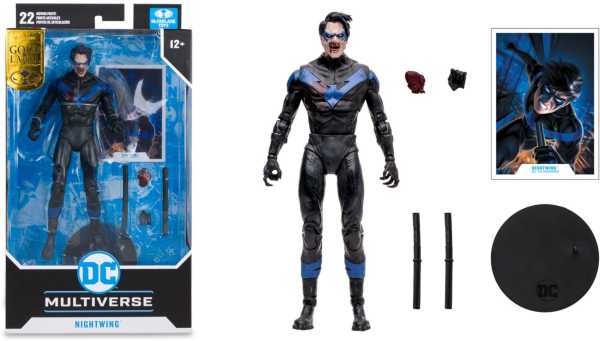 VORBESTELLUNG ! McFarlane Toys DC Multiverse Nightwing (DC VS Vampires) Gold Label 18 cm Actionfigur