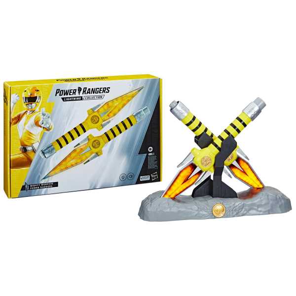 Power Rangers Lightning Collection Mighty Morphin Yellow Ranger Power Daggers Replik