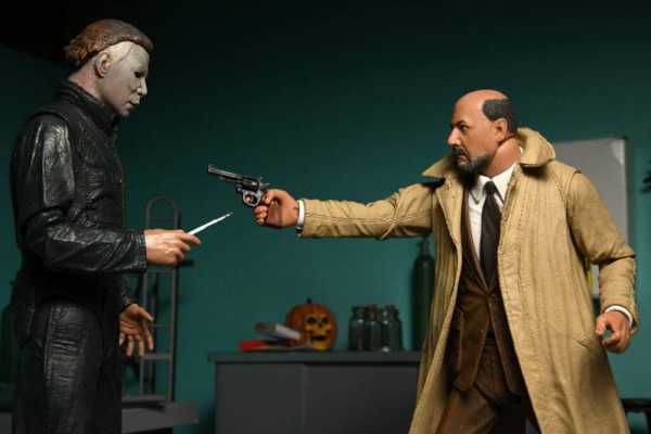 NECA Halloween II Ultimate Michael Myers & Dr Loomis 18 cm Actionfiguren 2-Pack