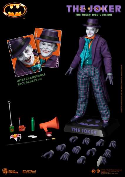 Batman 1989 DAH-032 Dynamic 8ction Heroes 1/9 The Joker 21 cm Actionfigur