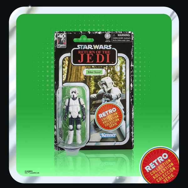 Star Wars The Retro Collection Biker Scout 3 3/4-Inch Actionfigur