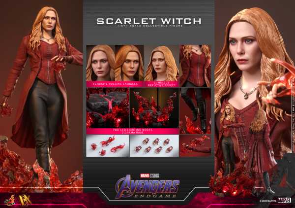 VORBESTELLUNG ! Hot Toys Avengers: Endgame DX 1/6 Scarlet Witch 28 cm Actionfigur