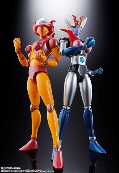Mazinger Z Soul of C. GX-08R Aphrodai A vs GX-09R Minerva X Diecast Actionfiguren