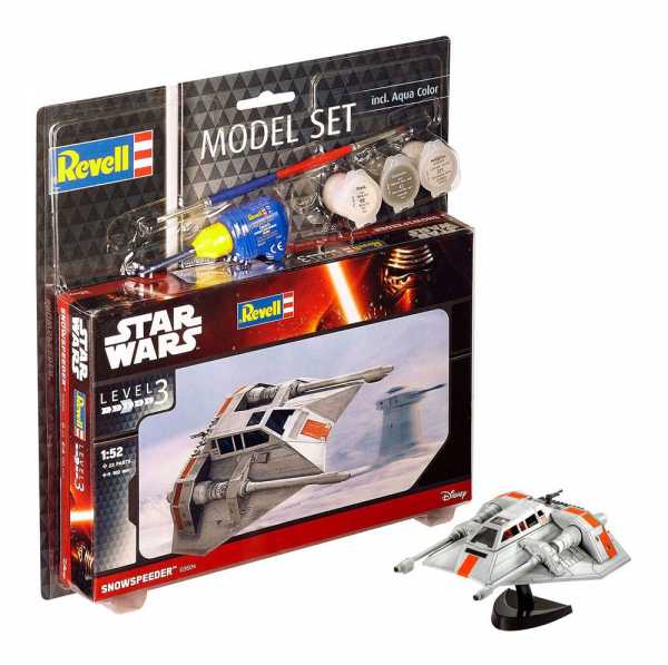 AUF ANFRAGE ! Star Wars 1/52 Model Set Snowspeeder 10 cm Modellbausatz