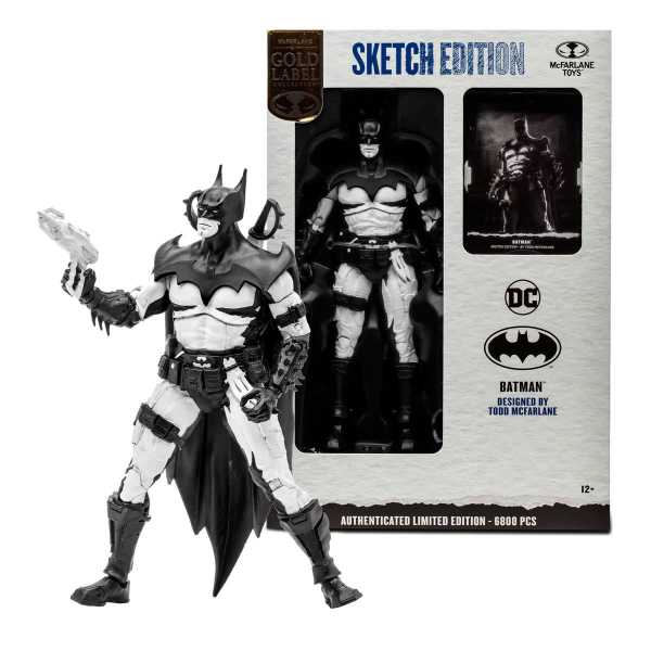 McFarlane Toys DC Multiverse Batman by Todd McFarlane Sketch Edition Actionfigur Gold Label Excl.