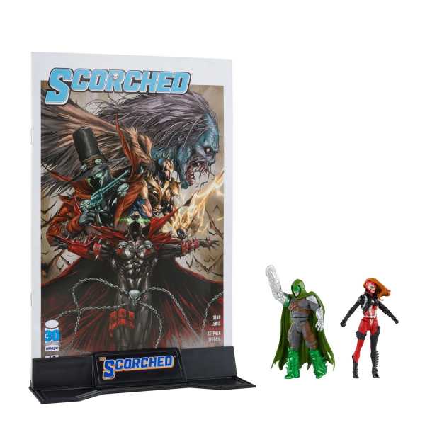 McFarlane Spawn Page Punchers She-Spawn and Curse Actionfiguren 2-Pack & Comic Book