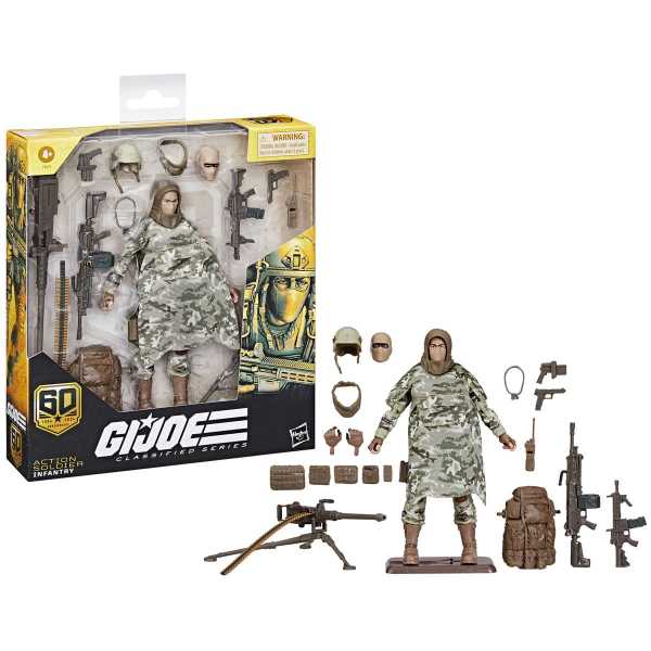 VORBESTELLUNG ! G.I. Joe Classified Series 60th Anniversary Action Soldier Infantry Actionfigur