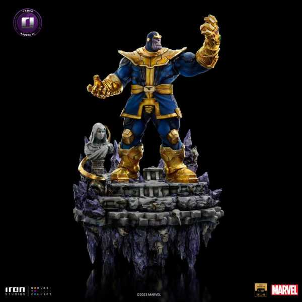 VORBESTELLUNG ! Marvel Deluxe 1/10 Thanos Infinity Gaunlet Diorama 42 cm BDS Art Scale Statue
