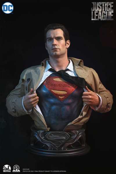 VORBESTELLUNG ! Justice League Superman 88 cm Life-Size Büste