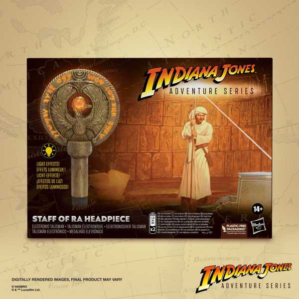 Indiana Jones Adventure Series Raiders of the Lost Ark Staff of Ra Headpiece Replik