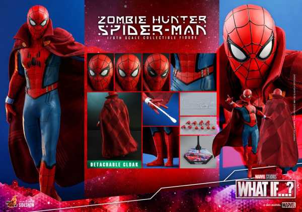 AUF ANFRAGE ! HOT TOYS What If...? 1/6 Zombie Hunter Spider-Man 30 cm Actionfigur