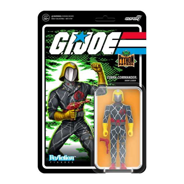 G.I. Joe Python Patrol Cobra Commander 3 3/4-Inch ReAction Actionfigur