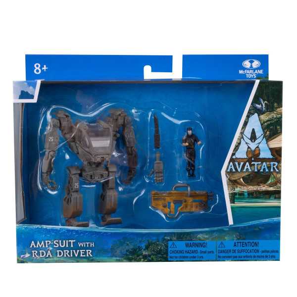 McFarlane Toys Avatar: The Way of Water AMP Suit with RDA Driver Actionfiguren Set