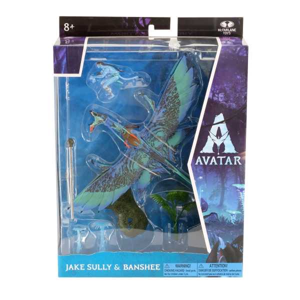 McFarlane Toys Avatar 1 Movie World of Pandora Jake Sully and Banshee Large Deluxe Actionfigur