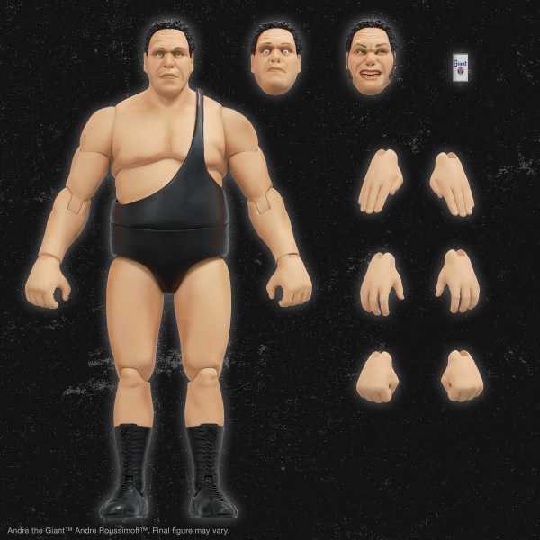 Andre the Giant Black Singlet Ultimates 7 Inch Actionfigur