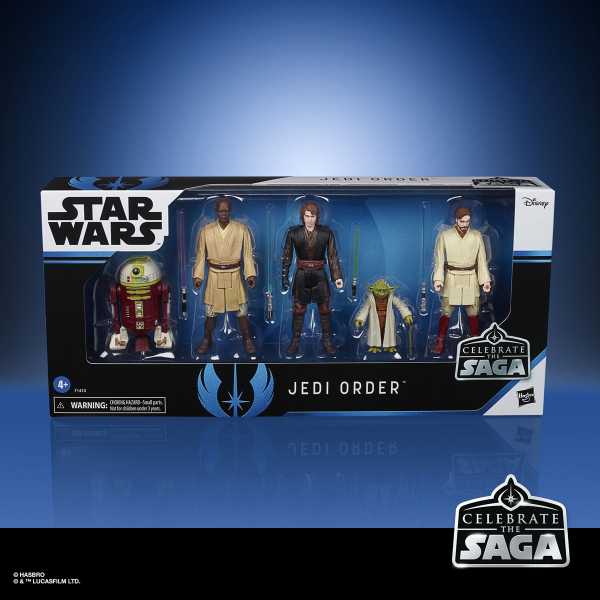 Star Wars Celebrate the Saga Jedi Order 3 3/4-Inch Actionfiguren Set