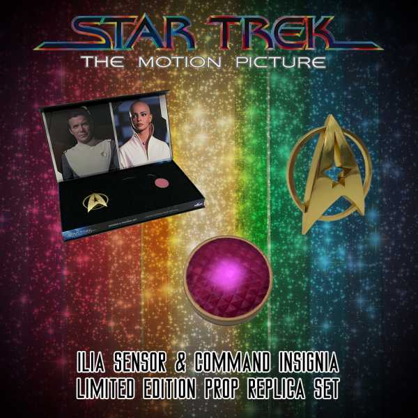 Star Trek Motion Picture Ilia Sensor & Command Insignia Ltd. Edt. 1:1 Prop Replik