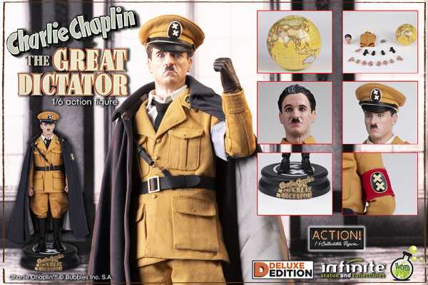 CHARLIE CHAPLIN GREAT DICTATOR 1/6 ACTIONFIGUR DELUXE EDITION