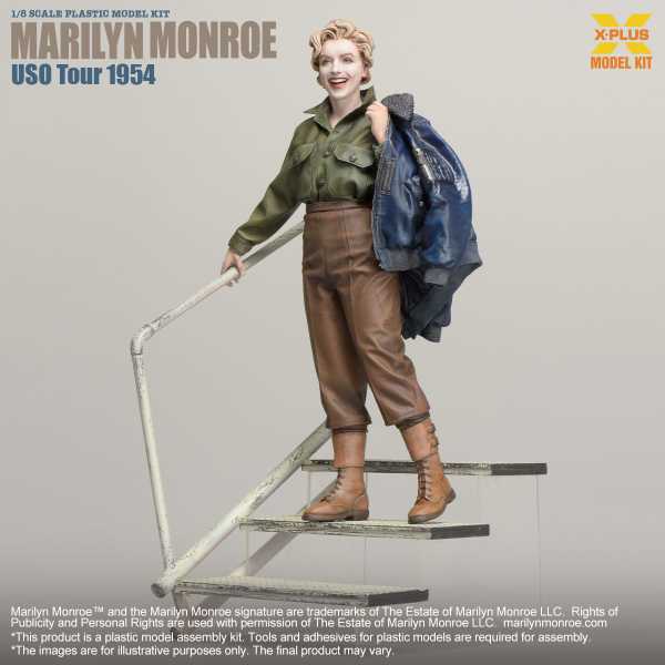 VORBESTELLUNG ! Marilyn Monroe Plastic Model Kit 1/8 USO Tour 1954 Modellbausatz