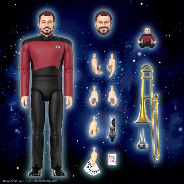Star Trek: The Next Generation Ultimates Riker 7 Inch Actionfigur