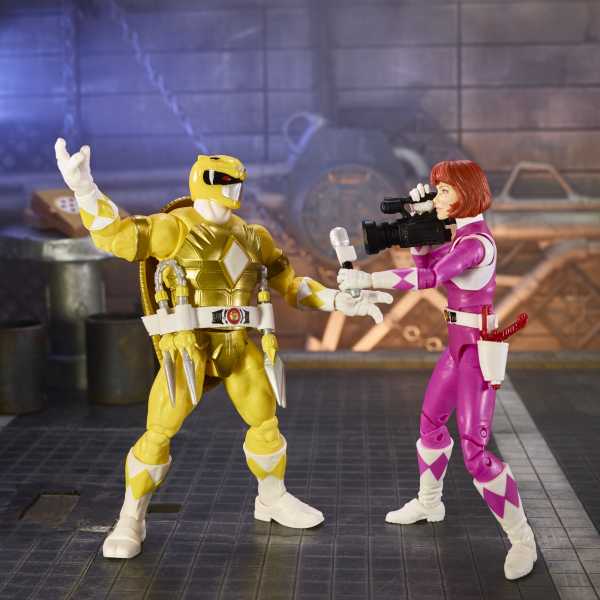 VORBESTELLUNG ! Power Rangers X TMNT Morphed April & Morphed Michelangelo Actionfiguren 2-Pack