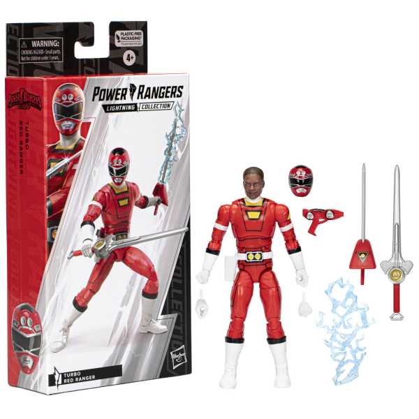 Power Rangers Lightning Collection Turbo Red Ranger 6 Inch Actionfigur