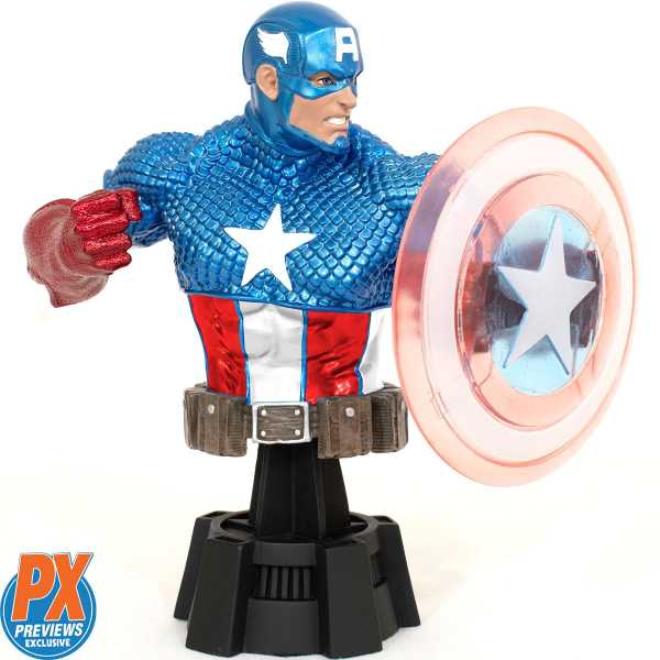 SDCC 2023 Marvel Captain America Holo Shield Büste