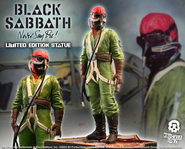 VORBESTELLUNG ! Black Sabbath Pilot (Never Say Die) 22 cm 3D Vinyl Statue