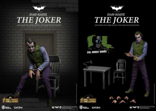 Batman The Dark Knight DAH-024 1/9 The Joker 21 cm Actionfigur Deluxe