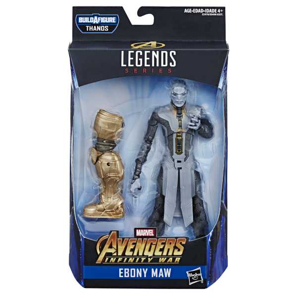 Avengers Marvel Legends Endgame Thanos Wave Ebony Maw 6 Inch BaF Actionfigur