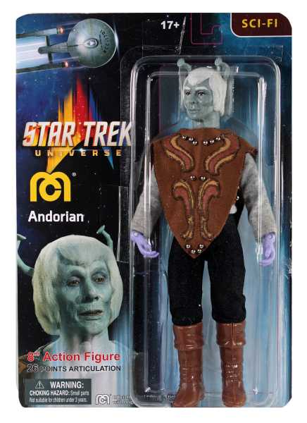 VORBESTELLUNG ! Mego Star Trek: The Original Series Andorian Ambassador 8 Inch Actionfigur