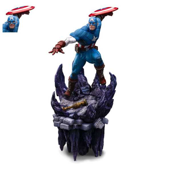 VORBESTELLUNG ! Marvel 1/10 Captain America 34 cm Deluxe BDS Art Scale Statue