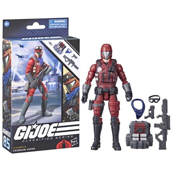 VORBESTELLUNG ! G.I. Joe Classified Series Cobra Crimson Viper 6 Inch Actionfigur