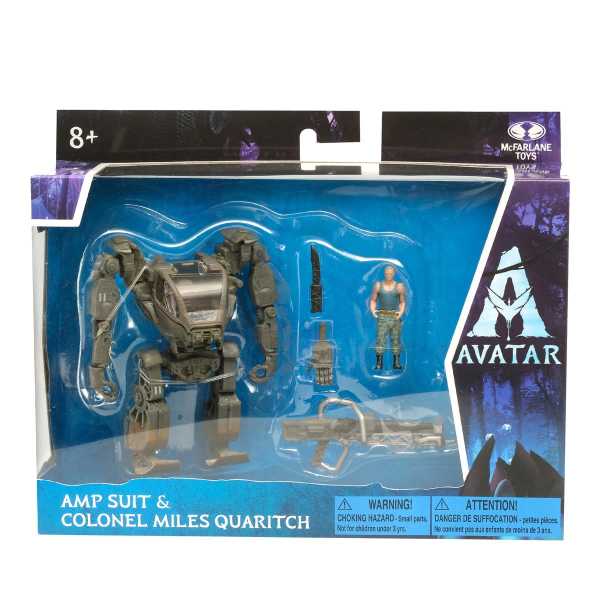 McFarlane Toys Avatar 1 World of Pandora AMP Suit and Colonel Miles Quaritch Deluxe Actionfigur