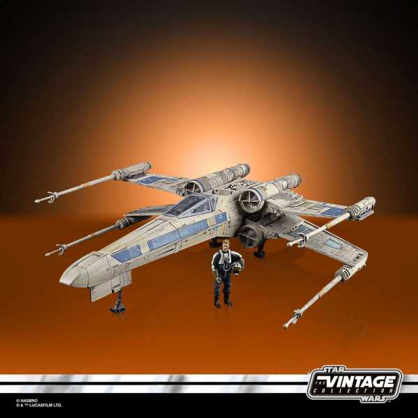 Star Wars Rogue One The Vintage Collection Antoc Merrick's X-Wing Fighter & Figur