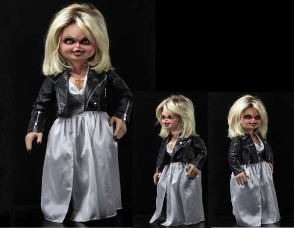 NECA Chucky und seine Braut Prop Replik 1/1 Tiffany 76 cm Puppe